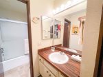 Chamonix 77: Bathroom with Separate Sink and Shower Areas